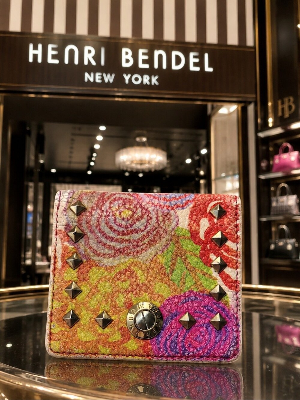 Henri Bendel Studded wallet